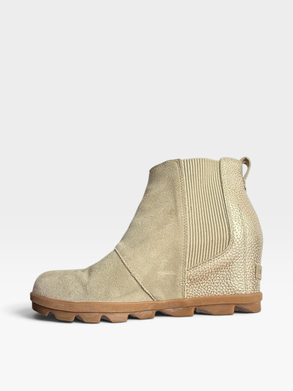 Sorel Joan of Arctic Wedge II Chelsea Boot Women's Size 11 Suede Heel - Picture 8 of 16